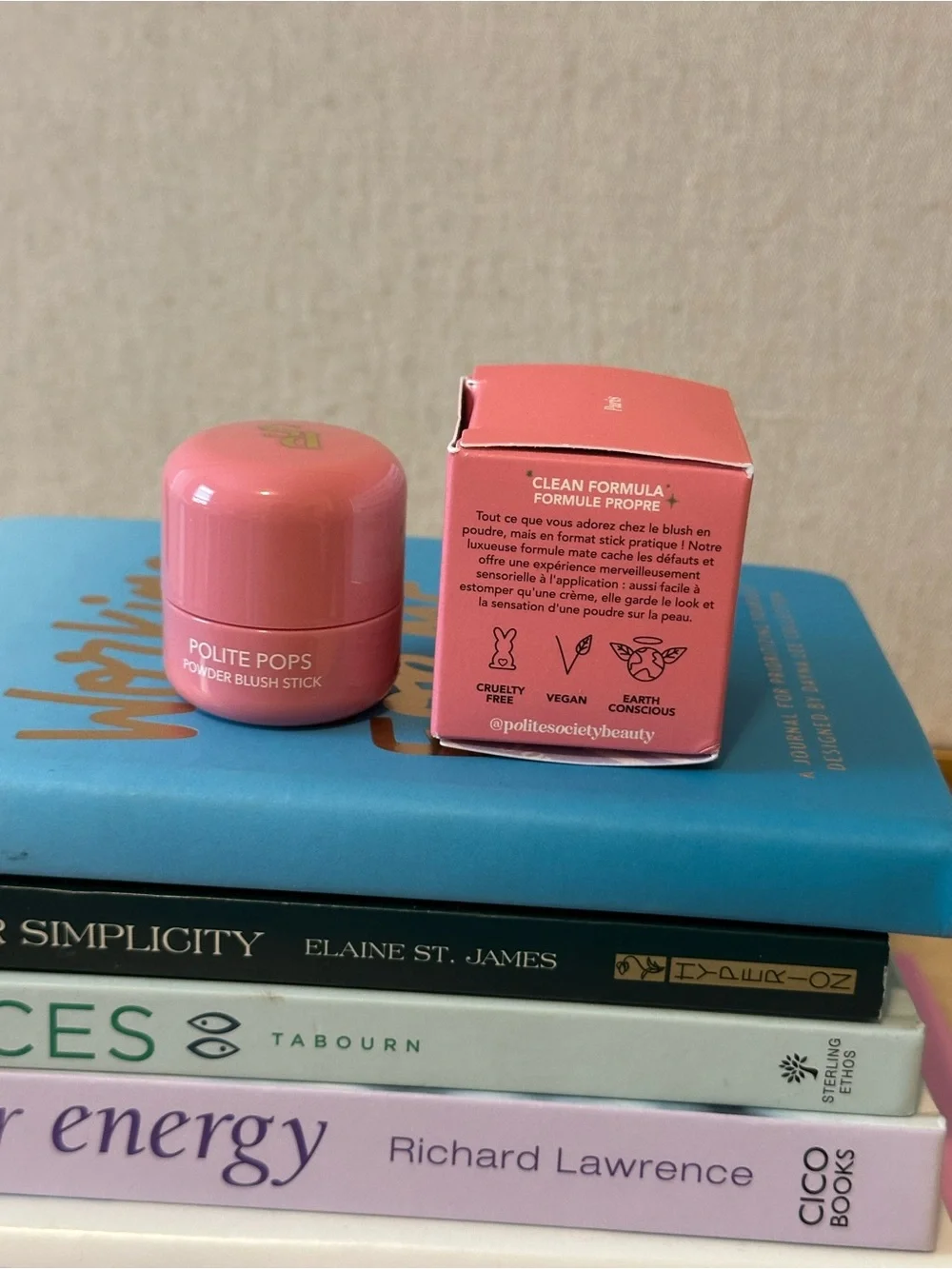 Polite Pops Powder Blush Stick - Shade Paris